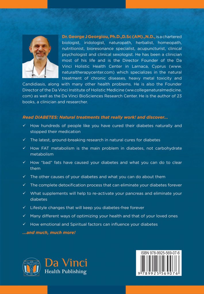 Back cover of Diabetes: Natural Treatments That Really Work!