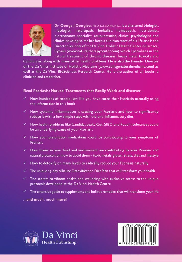 Back cover of Psoriasis: Natural Treatments That Really Work!