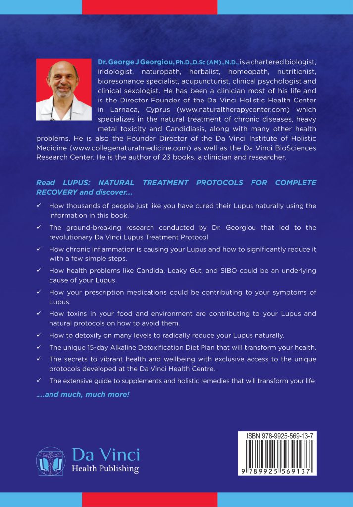 Back cover of Lupus: Natural Treatment Protocols for Complete Recovery