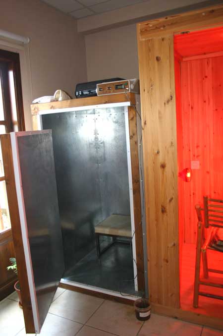 The orgone accumulator and the infrared sauna
