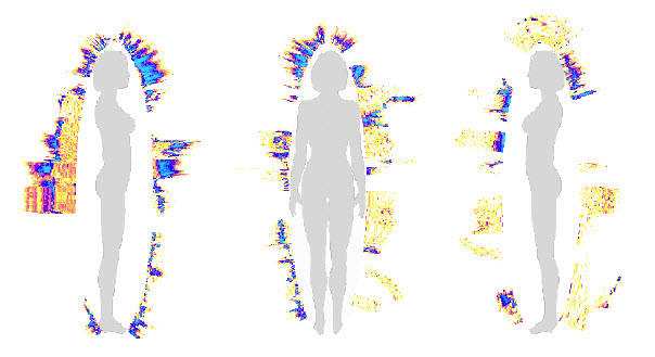 Energy field images: very stressed state, before