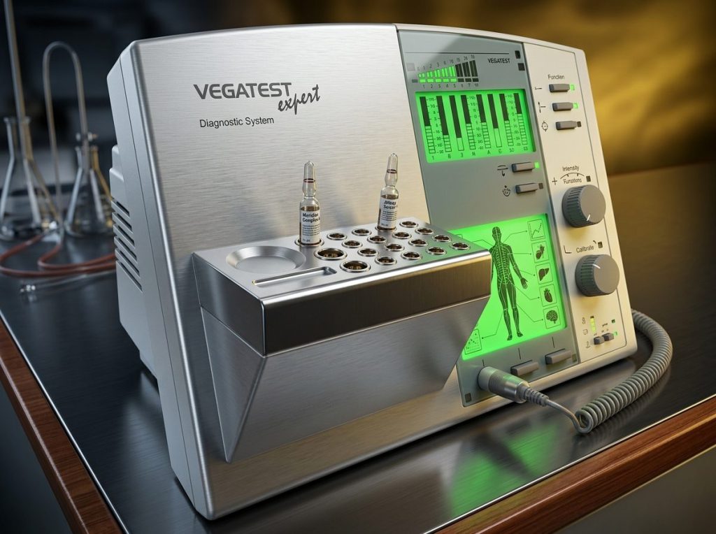 VEGA Expert device with ampules in the honeycomb platform